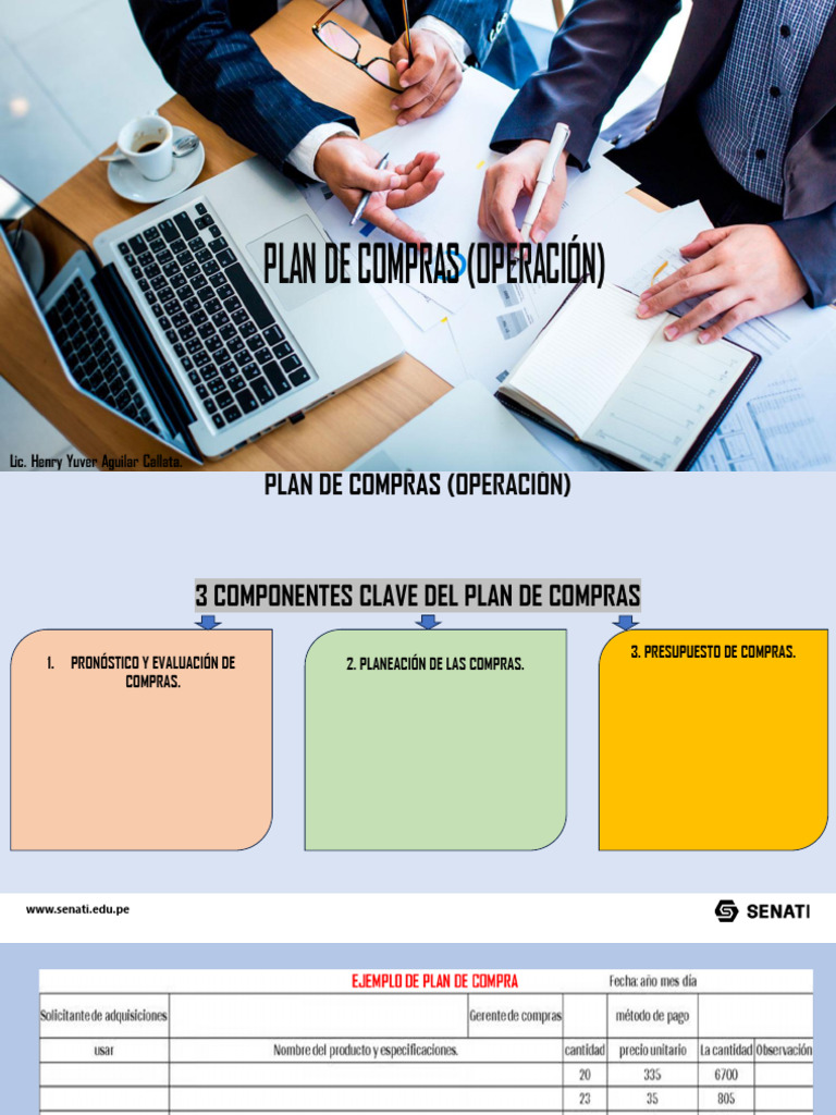 Plan de Compras: Claves para la Operación | PDF