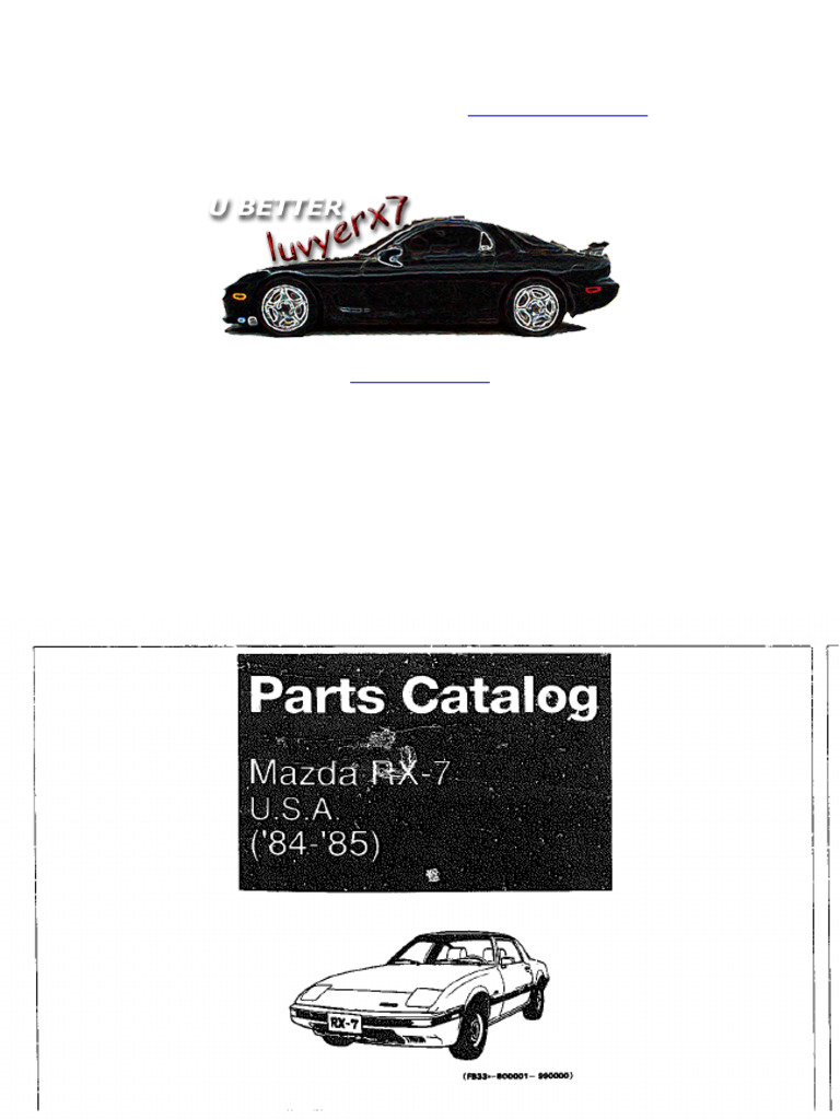 Rx7 84-85 Engine | PDF