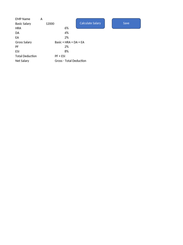 Salary Calculation Breakdown Guide | PDF