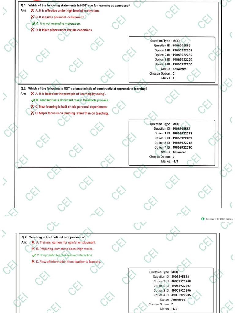 RHT PCM Main 2023 | PDF