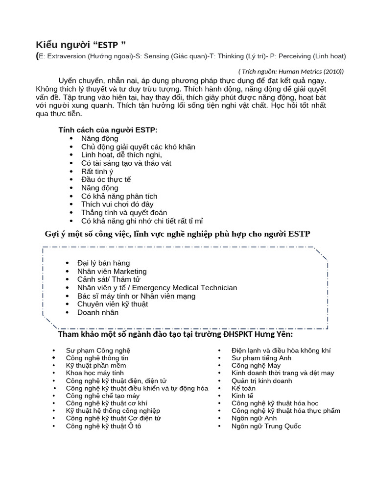 8 Mbti-Estp | PDF