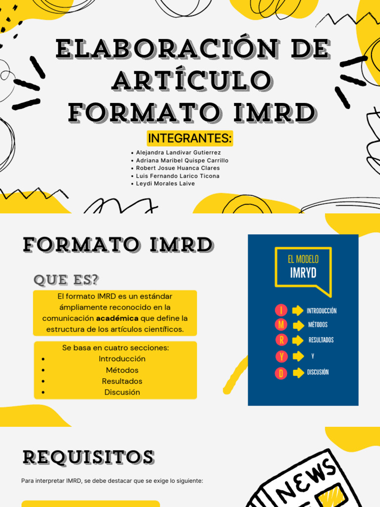 Estructura del Formato IMRD en Artículos | PDF | Experimentar | Science