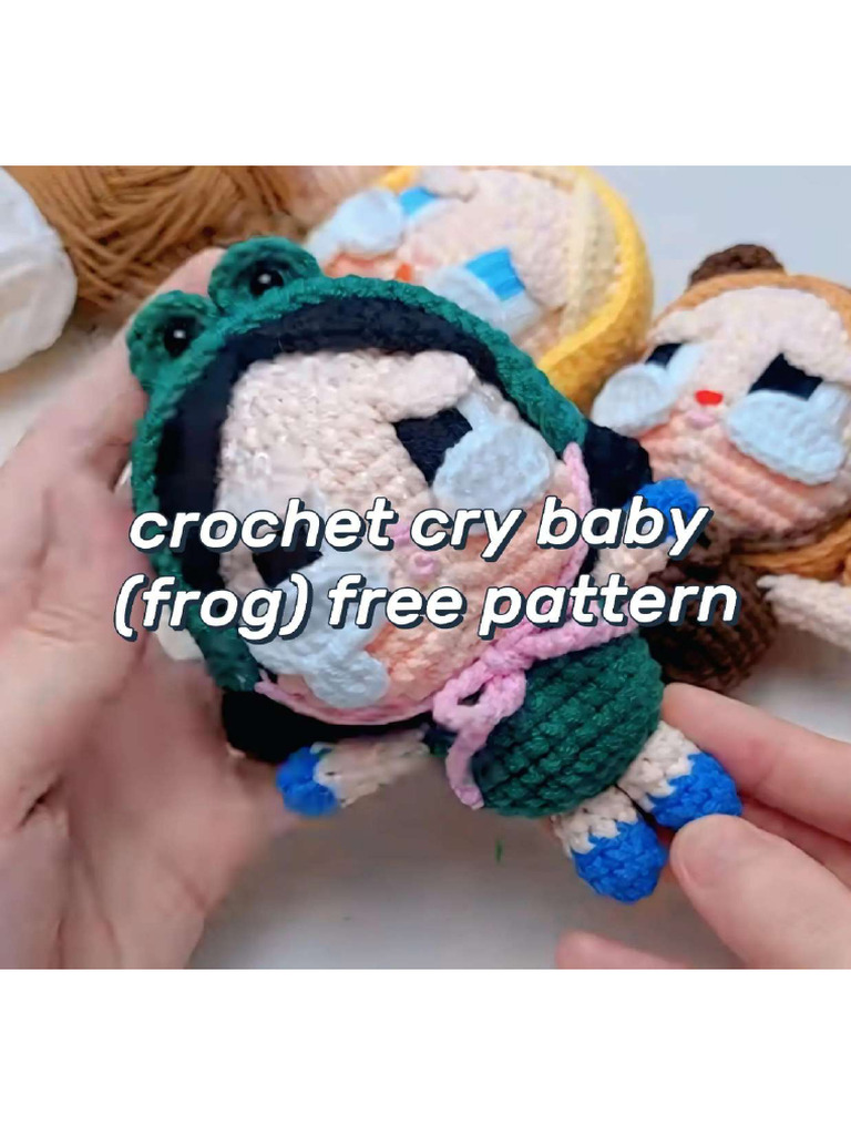 Cry Baby Frog - Pattern | PDF