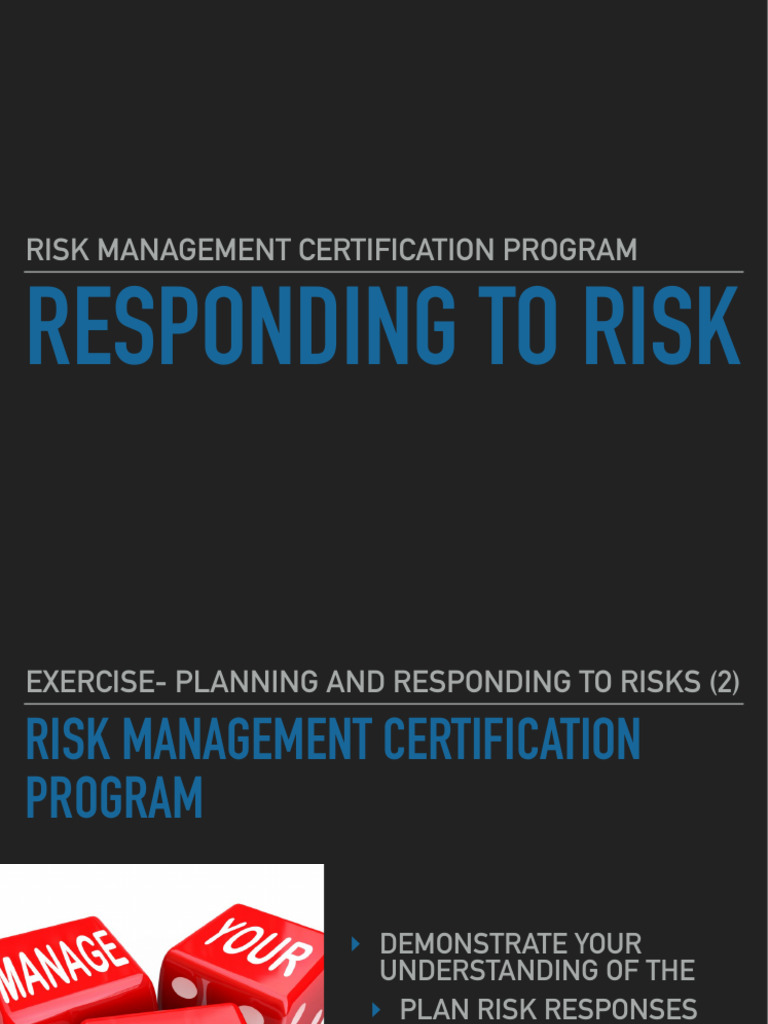 25.4.15.+exercise +Planning+and+Responding+to+Risks+ | PDF | Risk ...