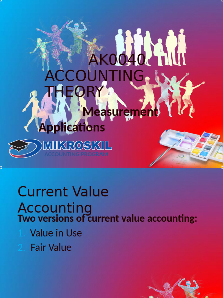 Current Value Accounting Explained | PDF | Fair Value | Derivative ...