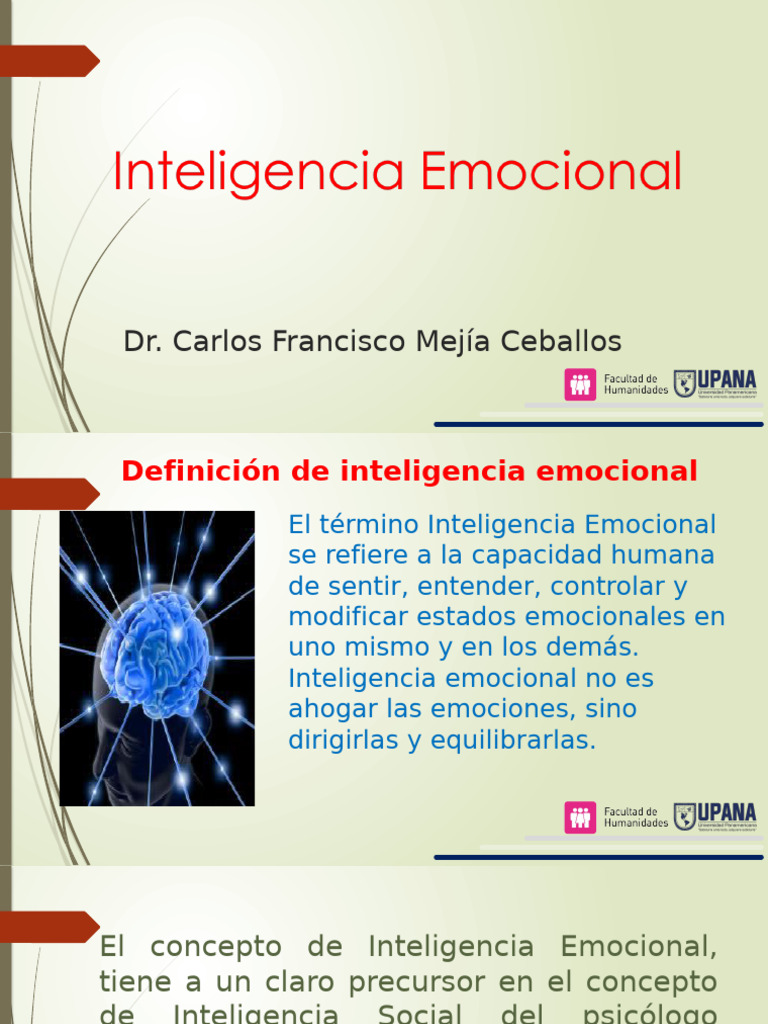 Definición y Bases de la Inteligencia Emocional | PDF | Las emociones ...