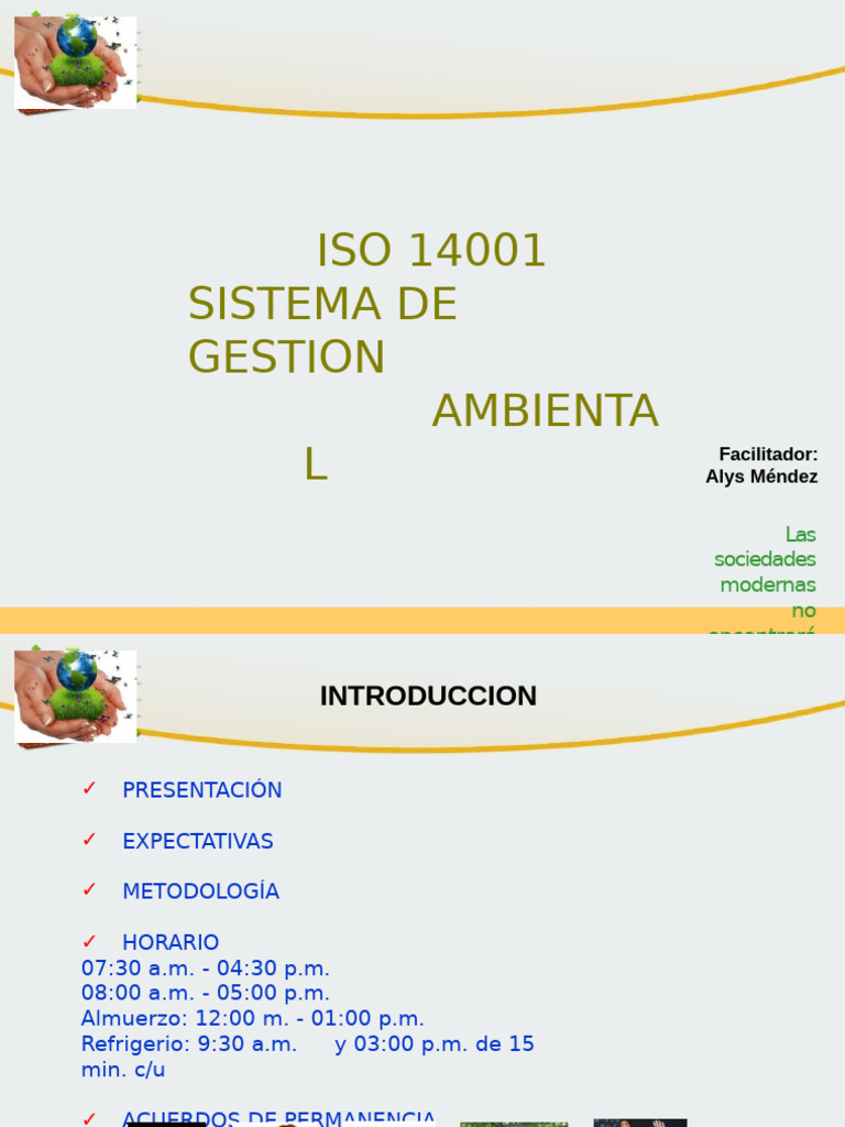 ISO 14001 Sistema de Gestion Ambienta L | PDF | Entorno natural