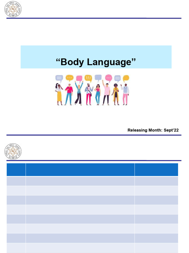 Mastering Body Language Skills | PDF | Body Language | Communication
