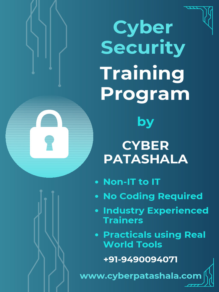 Cyber Security Training Program Overview | PDF | Security | Computer ...