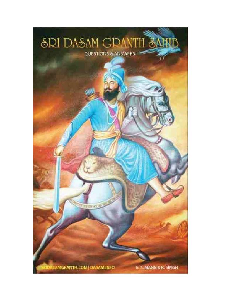 Sri Dasam Granth Sahib Questions and Ans | PDF