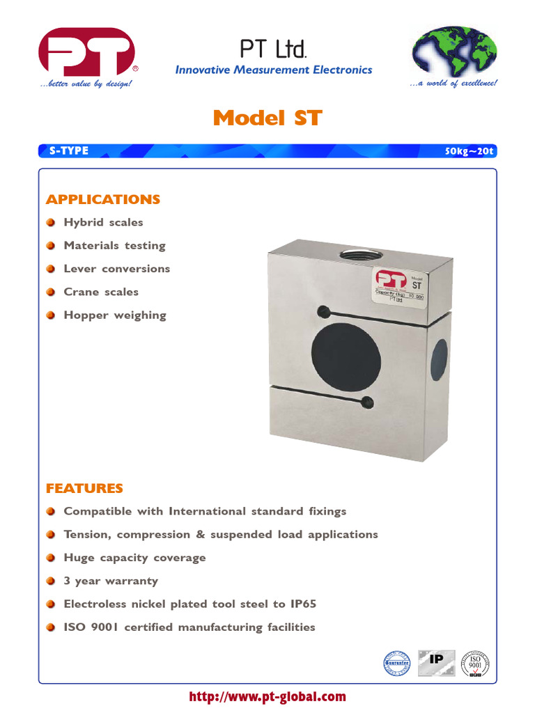Hybrid Load Cells for Measurement Solutions | PDF | Electronics ...
