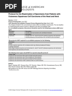 CAP Protocol for Ureter/Renal Carcinoma | PDF | Carcinoma | Kidney