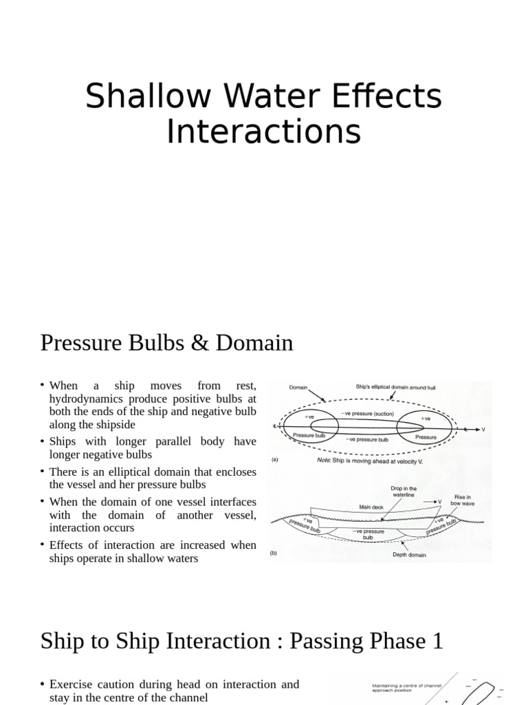 Shallow Water Ship Interaction Dynamics | PDF | Ships | Stern