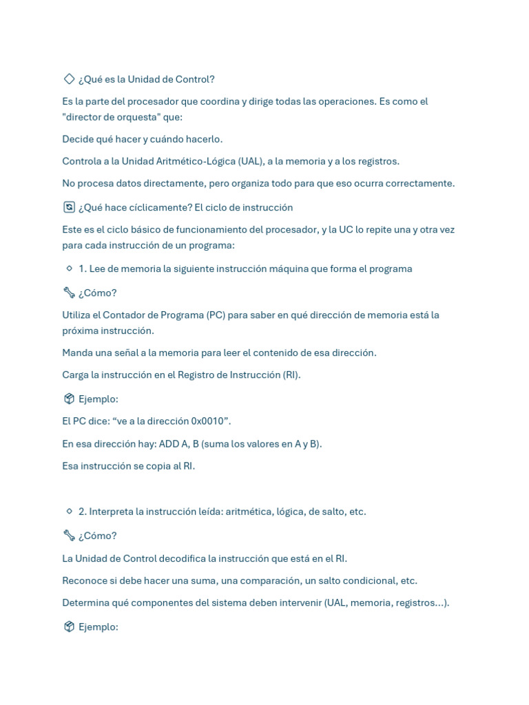 Unidad Central de Procesamiento | PDF | Unidad Central de procesamiento ...