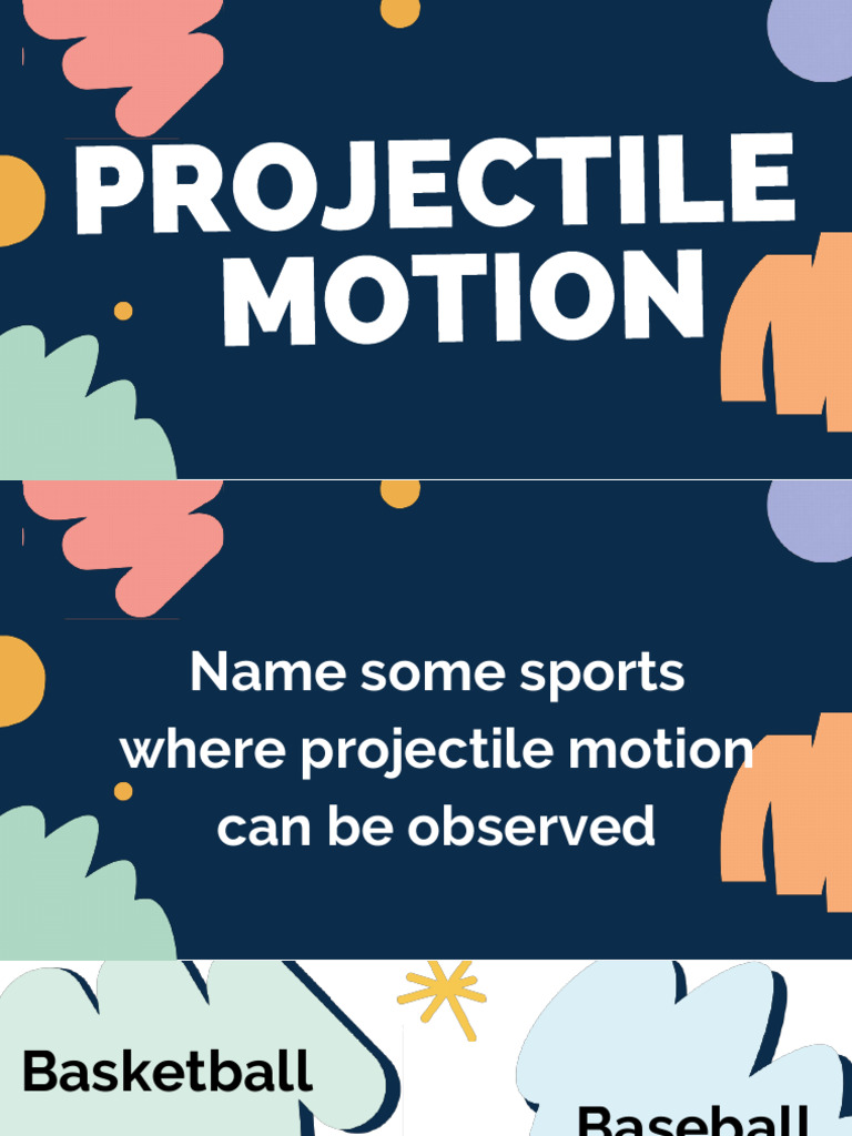WEEK 1 Projectile Motion | PDF