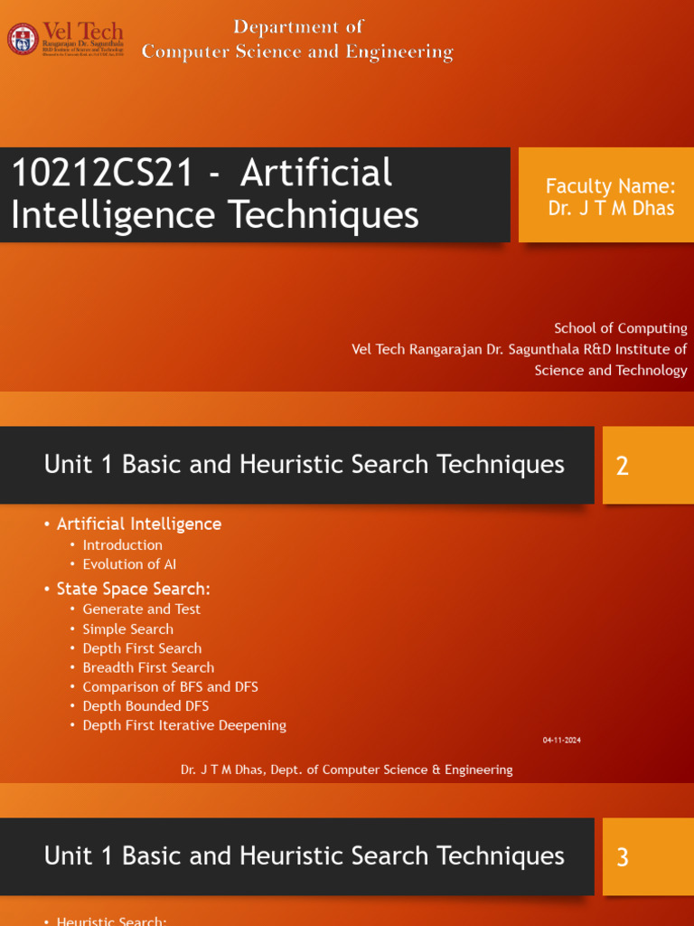 AI Techniques and Search Methods | PDF | Artificial Intelligence ...