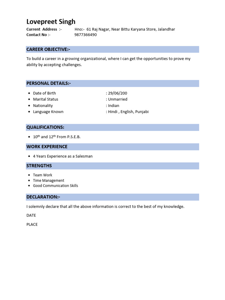 Lovepreet Singh | PDF