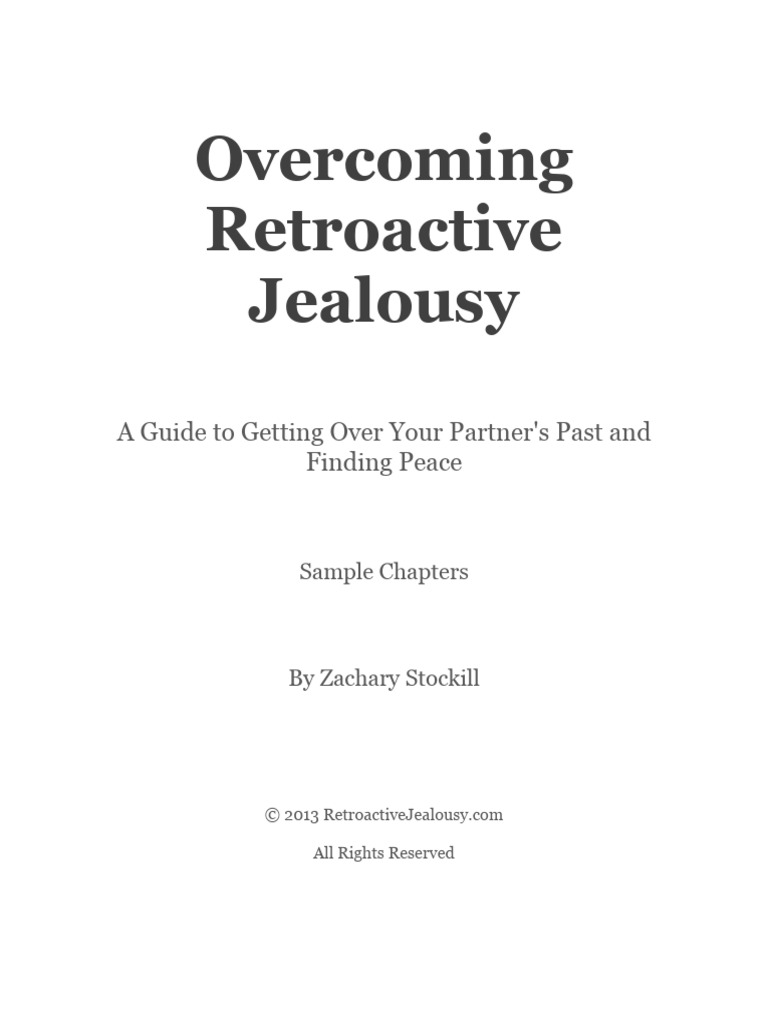 Sample Chapters Overcoming Retroactive Jealousy | PDF | Jealousy ...