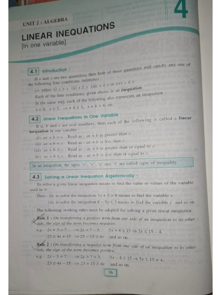 Linear Equation | PDF