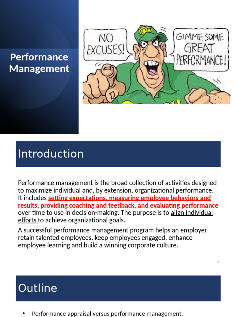 Performance Management | PDF | Performance Appraisal | Goal Setting