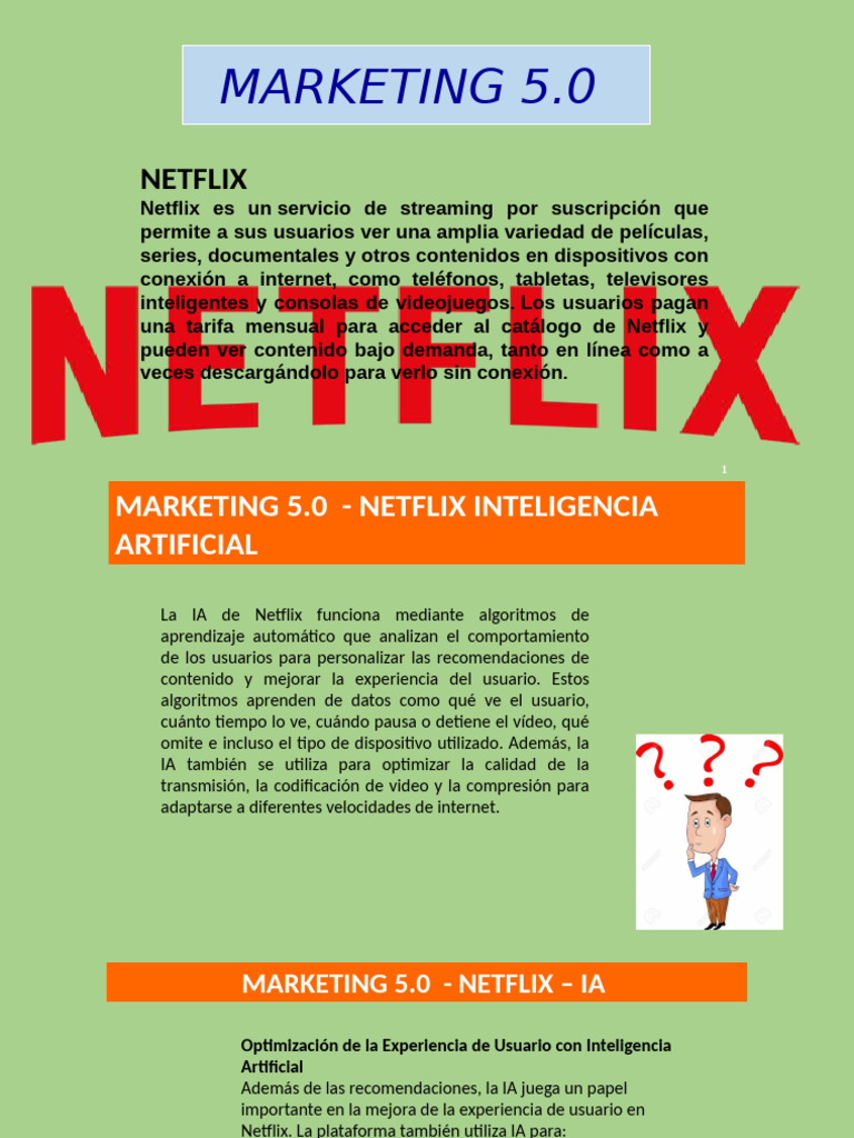 Netflix | PDF | Netflix | Inteligencia artificial