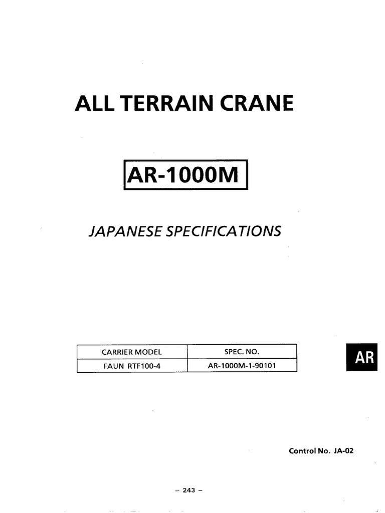 Ar1000m 1 90101 | PDF