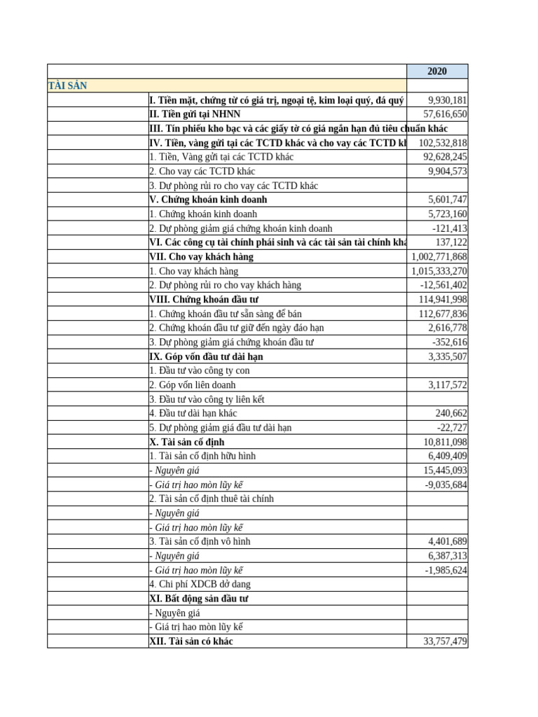 BCDKT (2020-2024) - Viettinbank | PDF