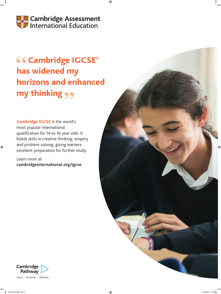 Cambridge IGCSE Learner Attributes | PDF