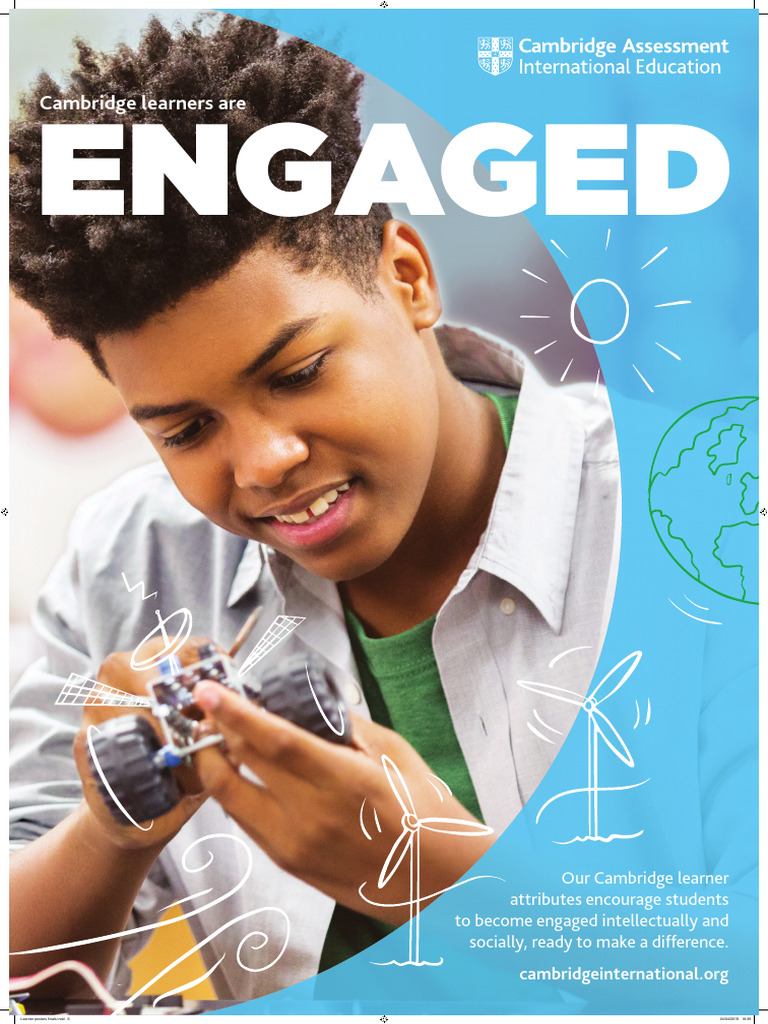 Engaged Cambridge Learner Attributes Poster Print Ready | PDF