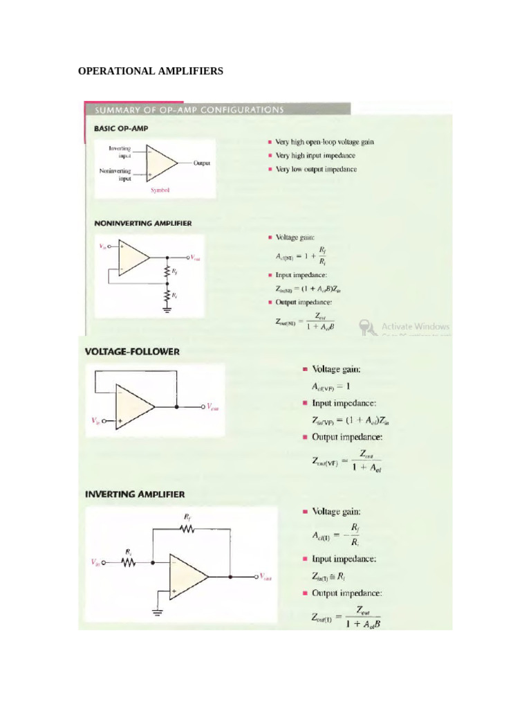 Op Amps | PDF