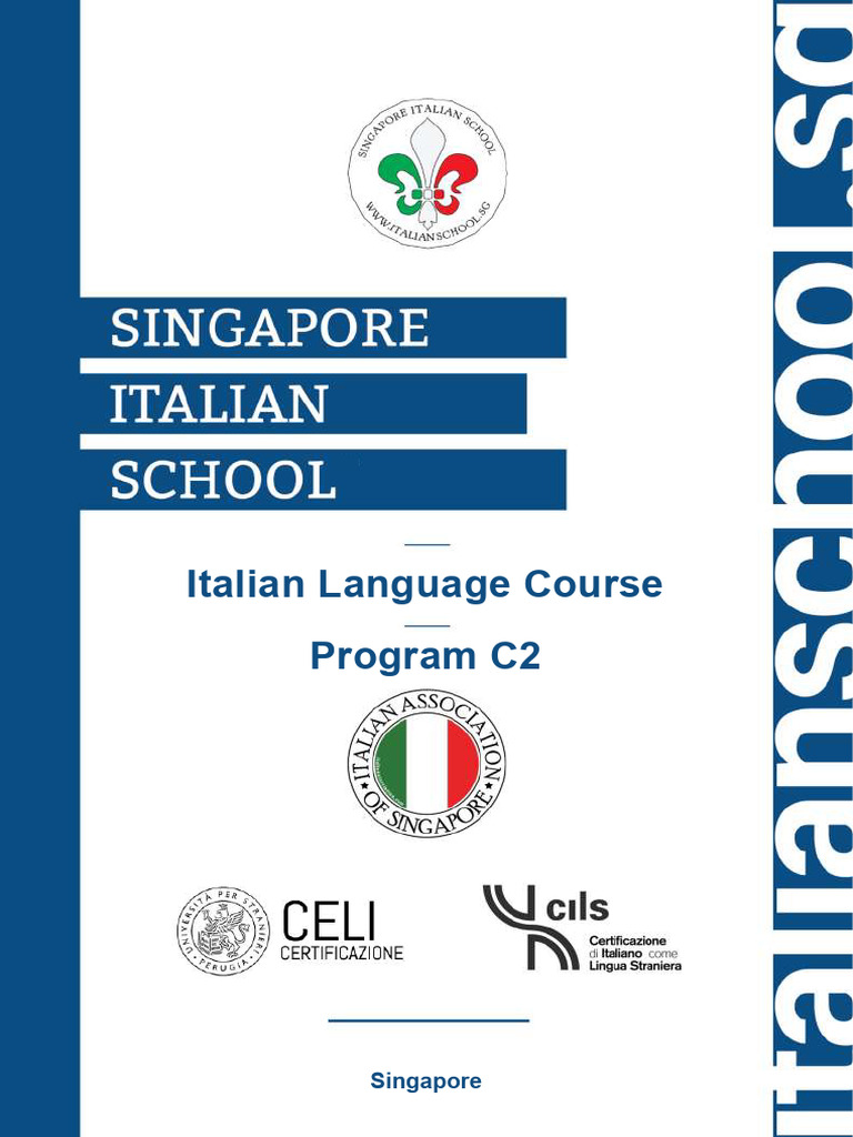 C2 Italian Language Course in Singapore | PDF | Italian Language ...