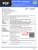 Golden Arrow Badge Registration 2025 | PDF | Scouting