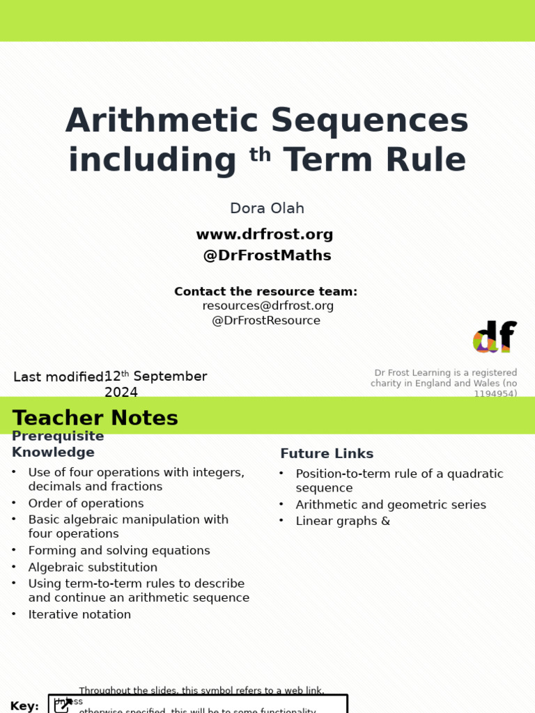Understanding Dr Frost Sequences | PDF | Arithmetic | Mathematics