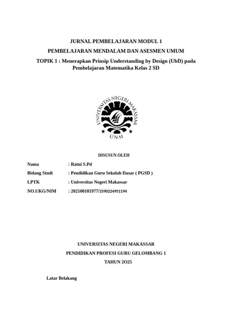 Gambar terkait Jurnal Pembelajaranku Modul 1 Pembelajaran dan Asesmen Umum PPG Kemenag Bahasa Indonesia Kelas 7 MTs (dari Bing)