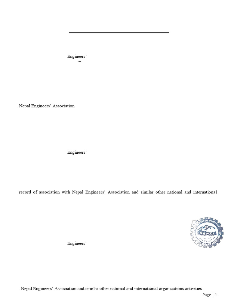 7477 NEA Award General Guidelines 2081 | PDF | Engineering