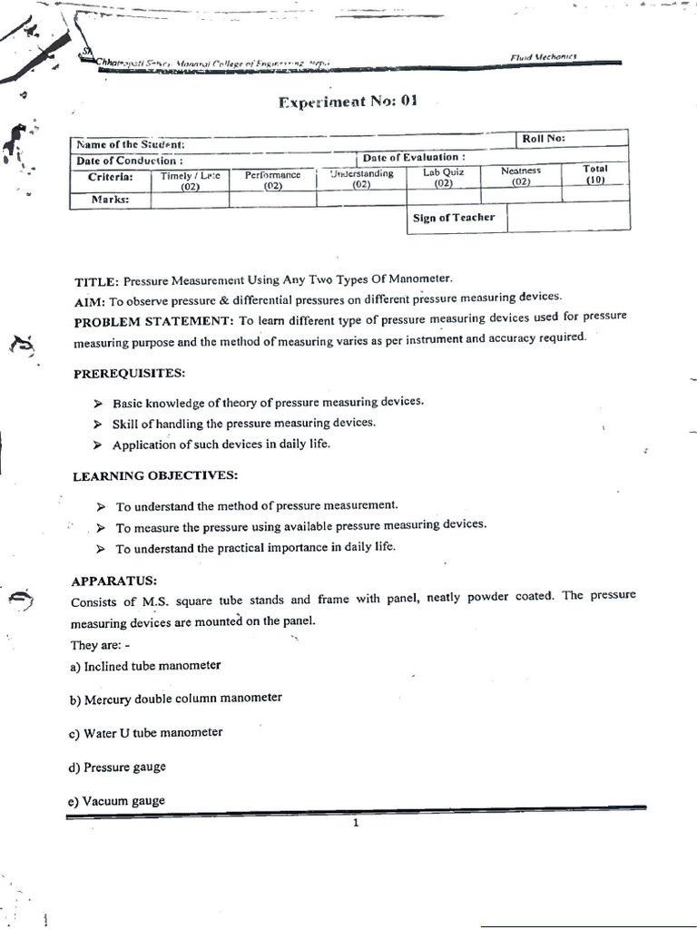Exp No1 | PDF