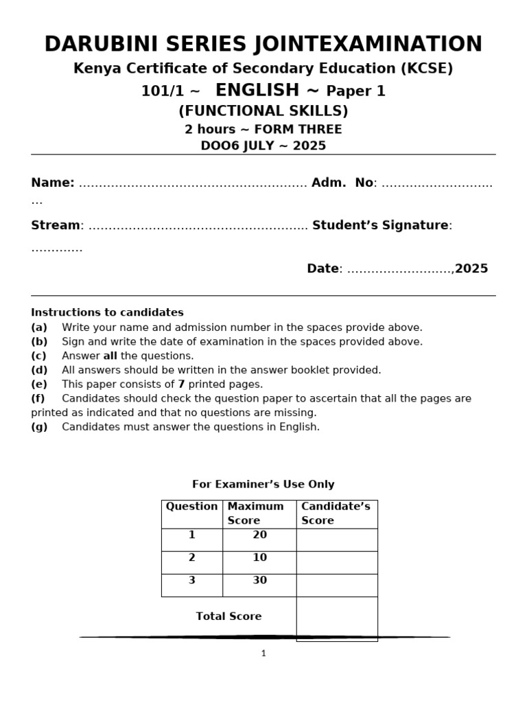 D006 F3 Eng PP1 (Notice and Agenda) QS | PDF | Linguistics