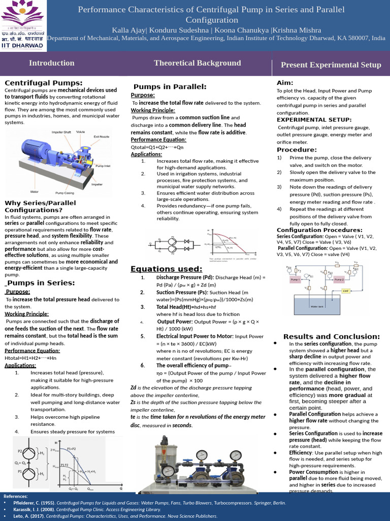 EXP6 Performance Characteristics of Centrifugal Pump in Series and ...