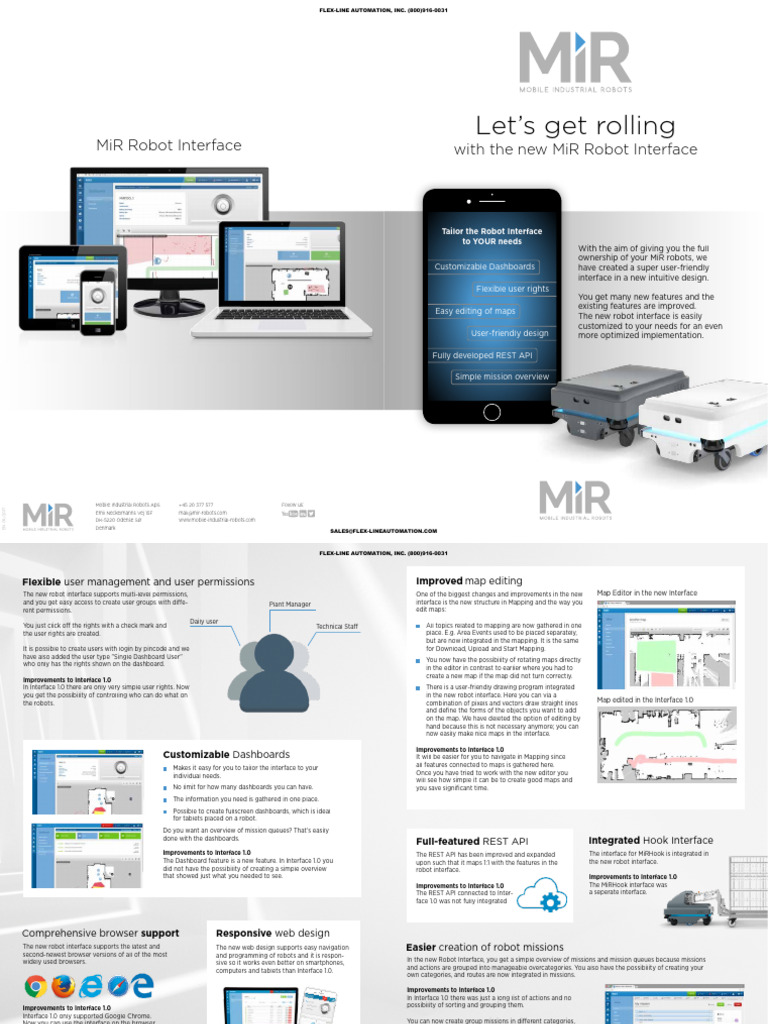 Mir Interface宣传手册 | PDF | Usability | Web Design