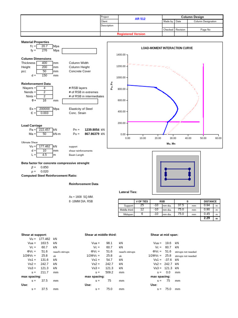 AR 512 Structural Design Specifications | PDF | Beam (Structure) | Bending