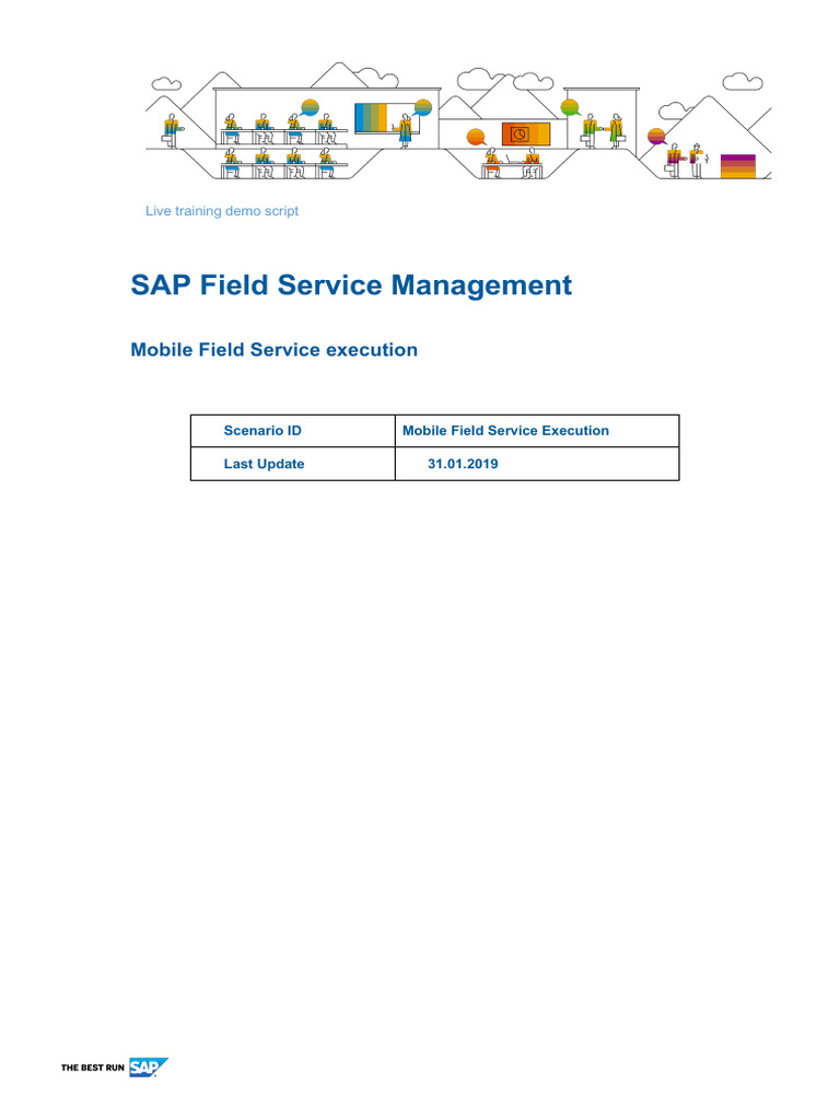 SAP FSM Mobile App Training Demo | PDF | Mobile App | Ios
