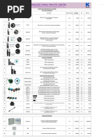 Faucet Washer Price List - Oct 2012 | PDF | Washer (Hardware) | Screw