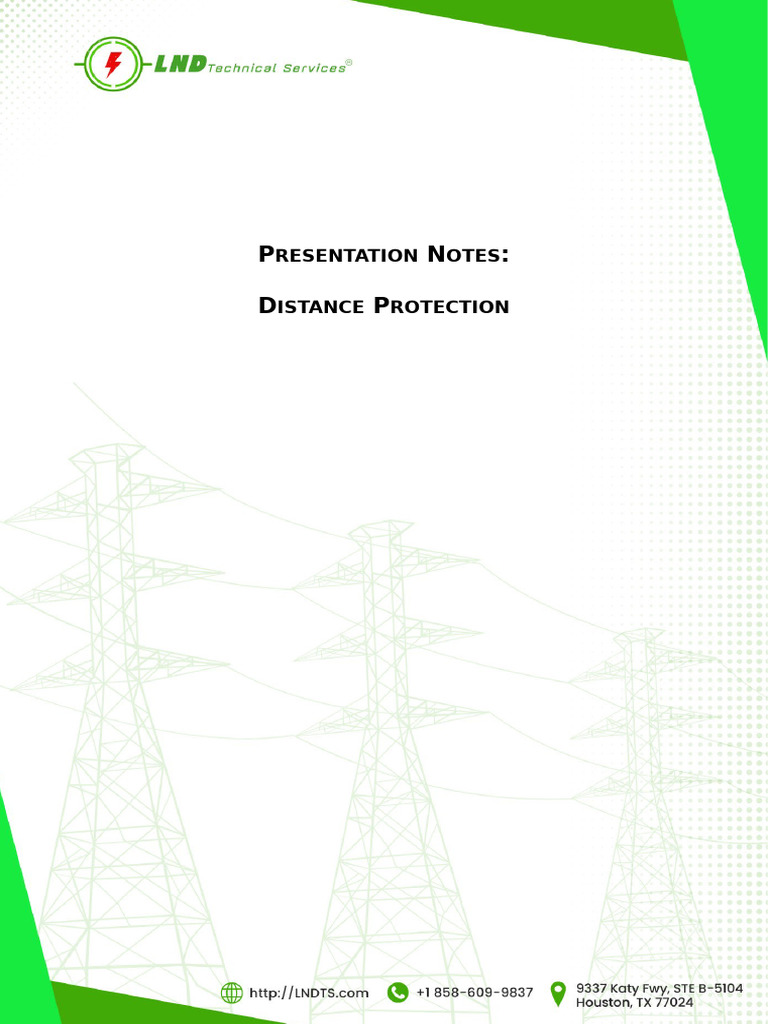 Distance Protection Relay Overview | PDF | Electrical Impedance | Relay