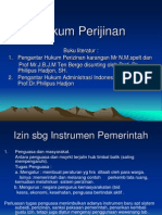 Hukum Perijinan