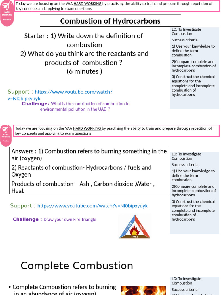 Combustion Final Improvised | PDF | Combustion | Hydrocarbons