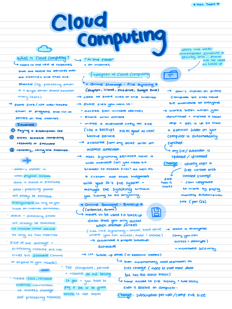 Understanding Cloud Computing Basics | PDF | Backup | Computer Architecture