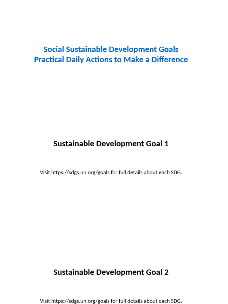 Filled SDGs Presentation | PDF | Wash | Environmentalism