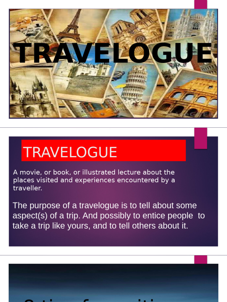 Essential Tips for Writing Travelogues | PDF