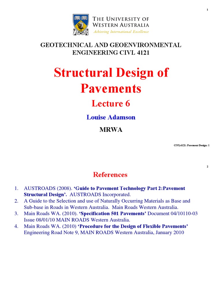 Structural Design of Pavements Australia | PDF | Road Surface | Stress ...