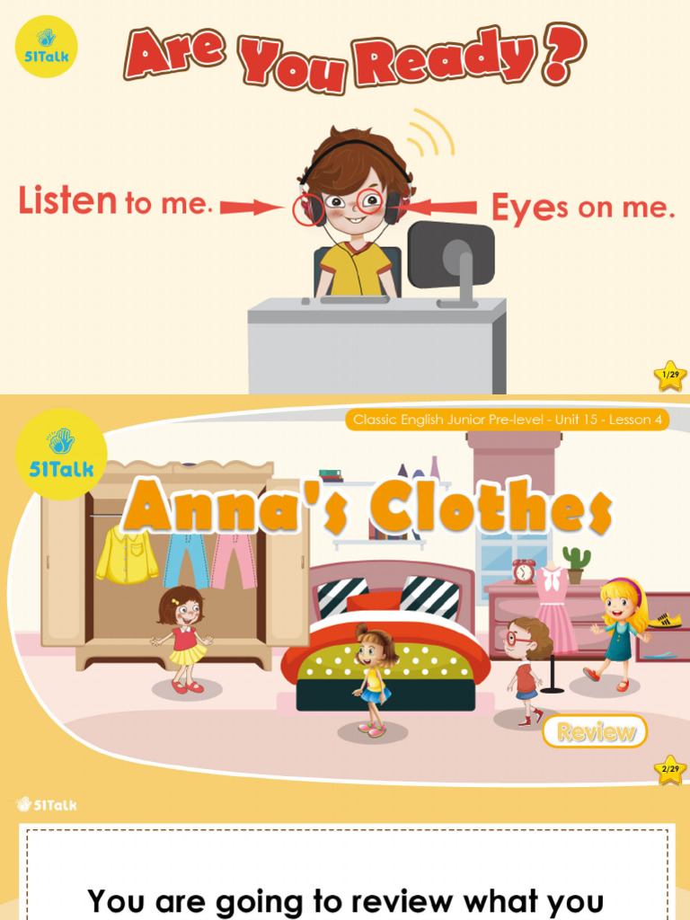 Lesson 4 Anna - S Clothes | PDF